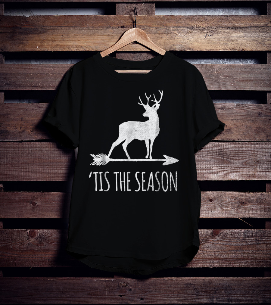 Tis The Season Funny Deer Bow Hunting Arrow T-Shirt