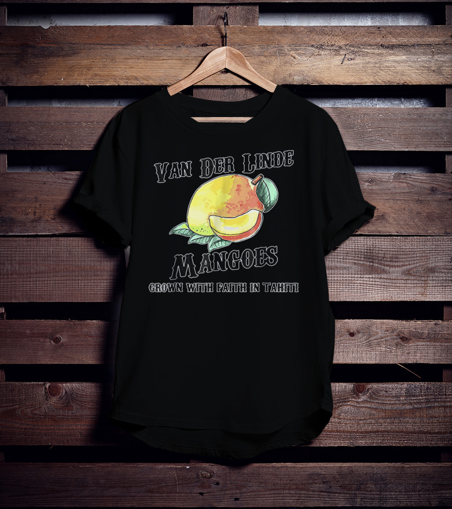 Van Der Linde Mangoes Grown With Faith In Tahiti Rdr2 Style Gaming T-Shirt