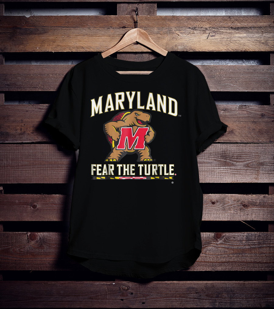 Maryland Terrapins Fear The Turtle University Of Maryland Terps T-Shirt