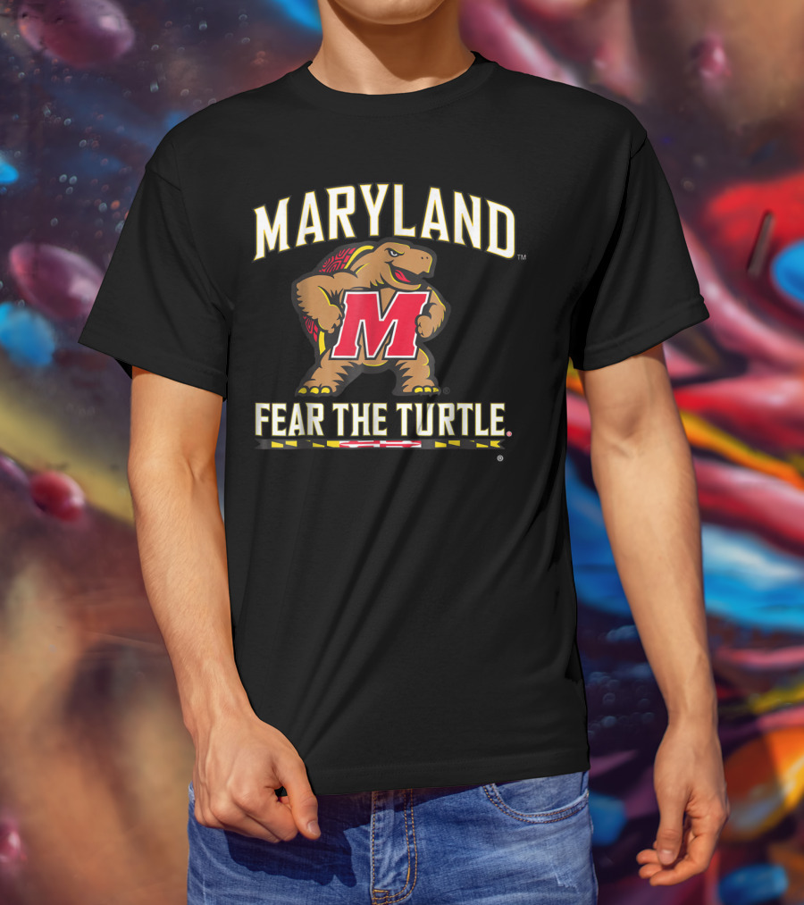 Maryland Terrapins Fear The Turtle University Of Maryland Terps T-Shirt