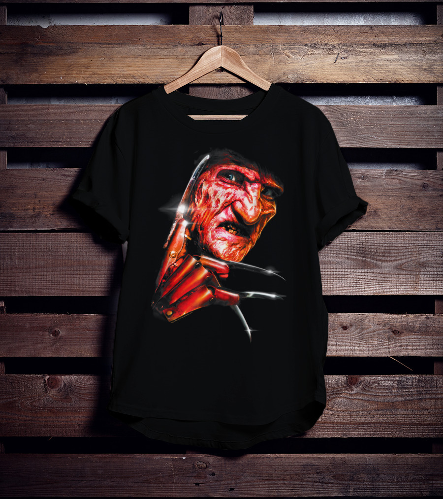Nightmare On Elm Street Freddy Krueger Claw Face T-Shirt