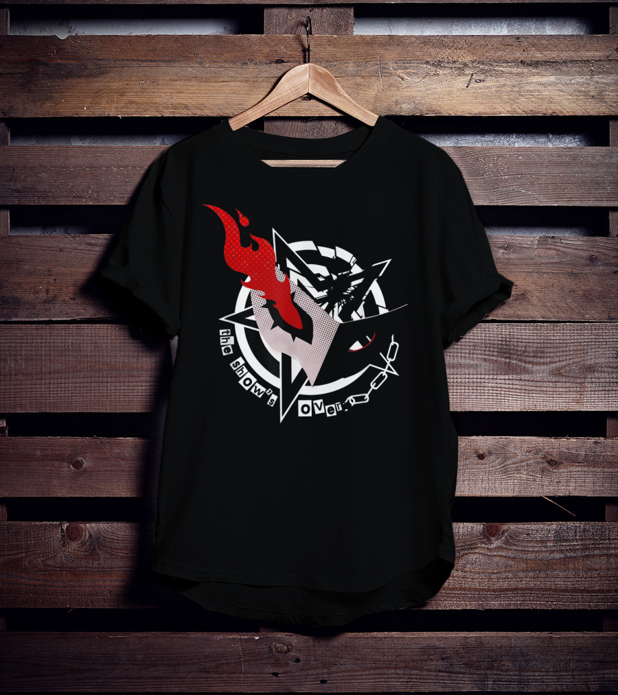 Persona 5 The Show's Over Mask Star Chains T-Shirt
