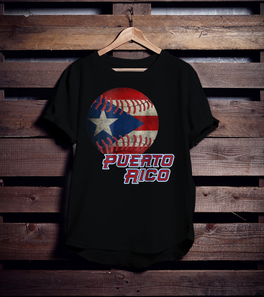 Boricua Pride Puerto Rico Flag Baseball T-Shirt