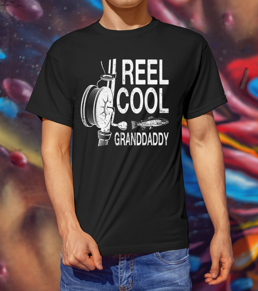 Reel Cool Granddaddy Fishing Reel Fish T-Shirt