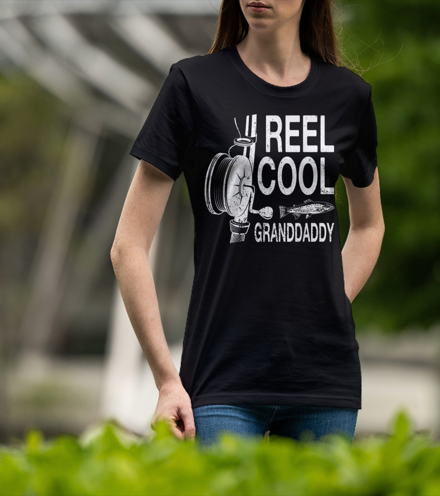 Reel Cool Granddaddy Fishing Reel Fish T-Shirt