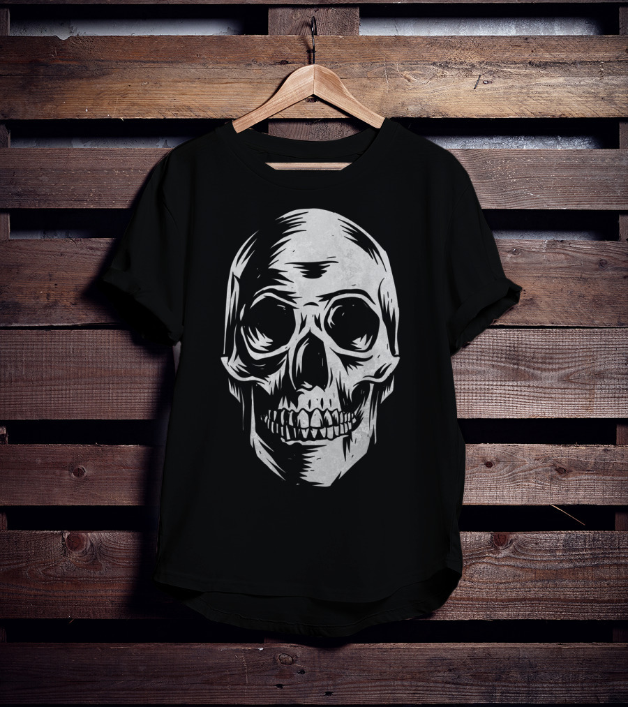 Skull Distressed Vintage Hall T-Shirt