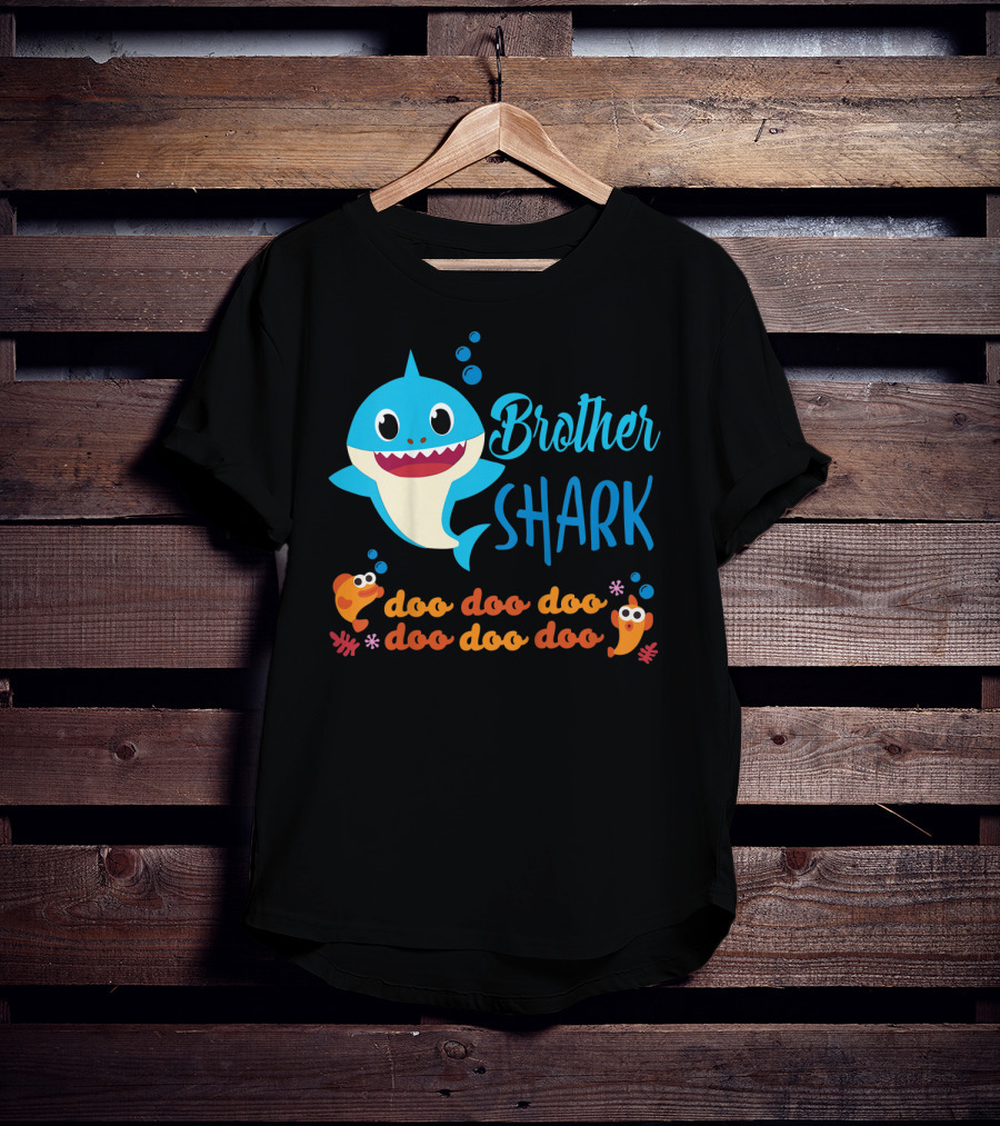 Brother Shark Doo Doo Doo Kids Baby Shark T-Shirt
