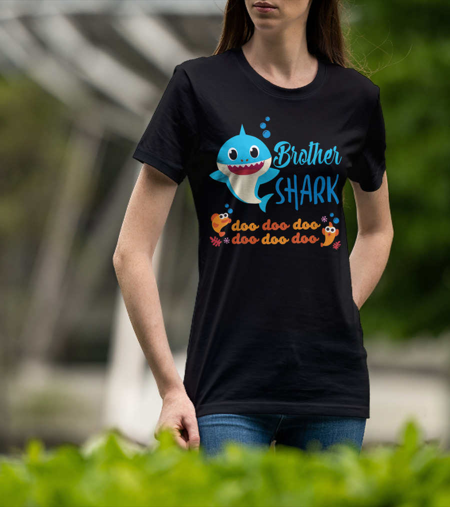 Brother Shark Doo Doo Doo Kids Baby Shark T-Shirt