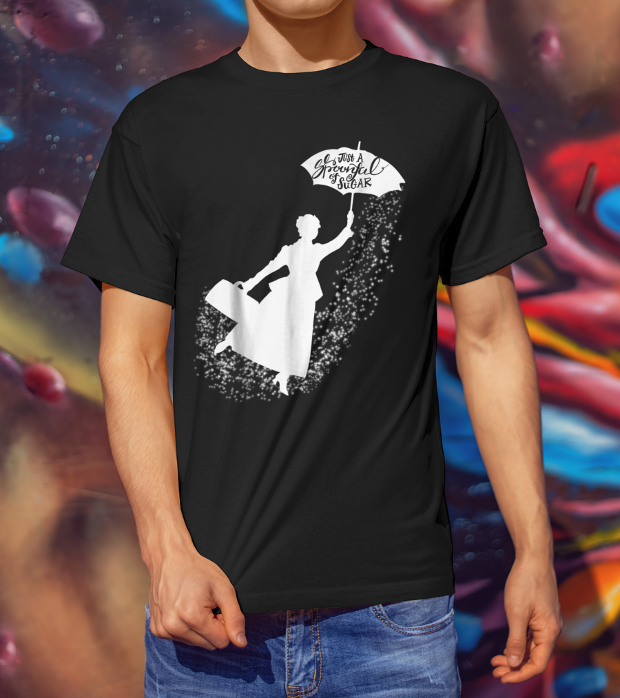 Just A Spoonful Of Sugar Magical Flying Nanny T-Shirt