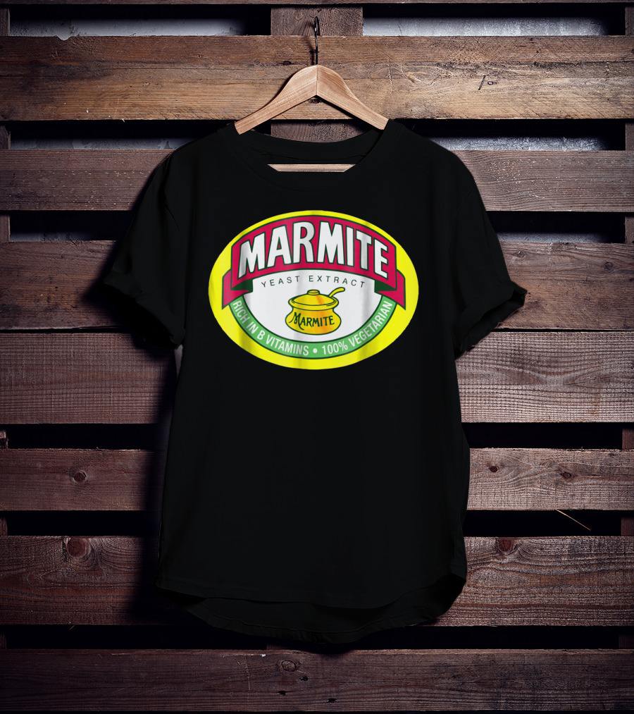Marmite Yeast Extract Rich In B Vitamins 100% Vegetarian T-Shirt