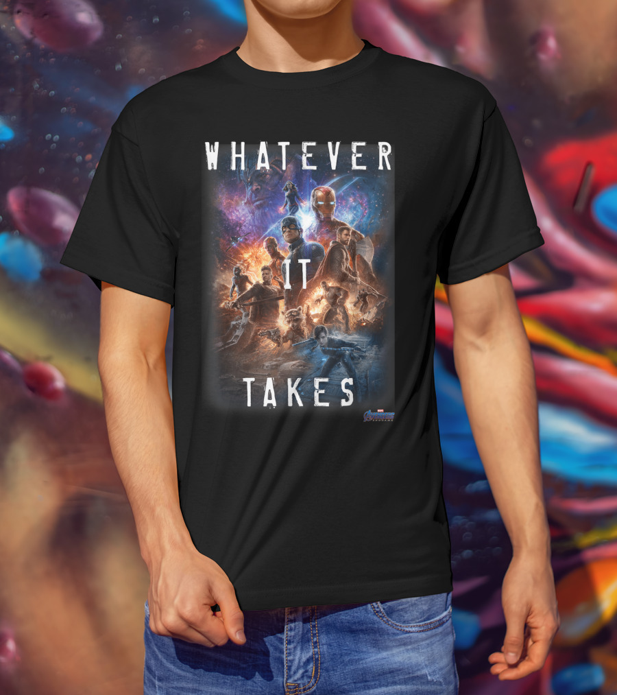 Marvel Avengers Endgame Movie Whatever It Takes T-Shirt