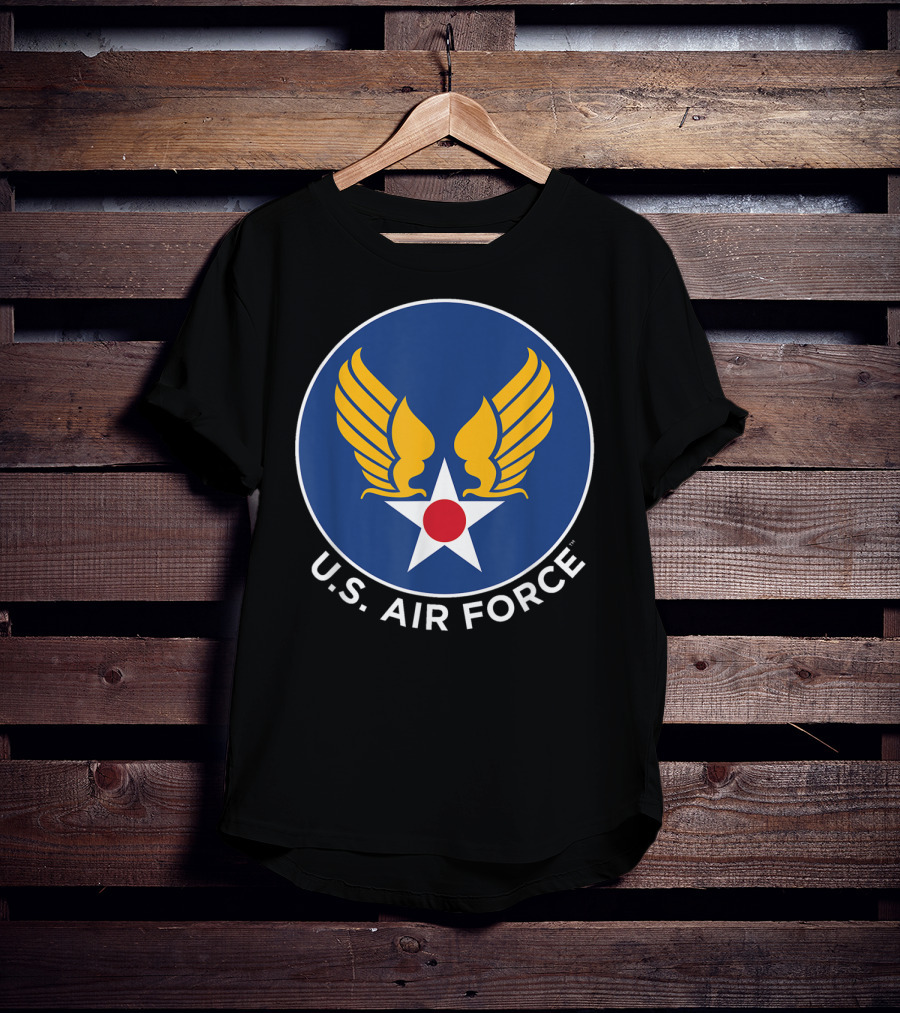 Captain Marvel US Air Force Logo Badge Marvel Official Merchandise T-Shirt