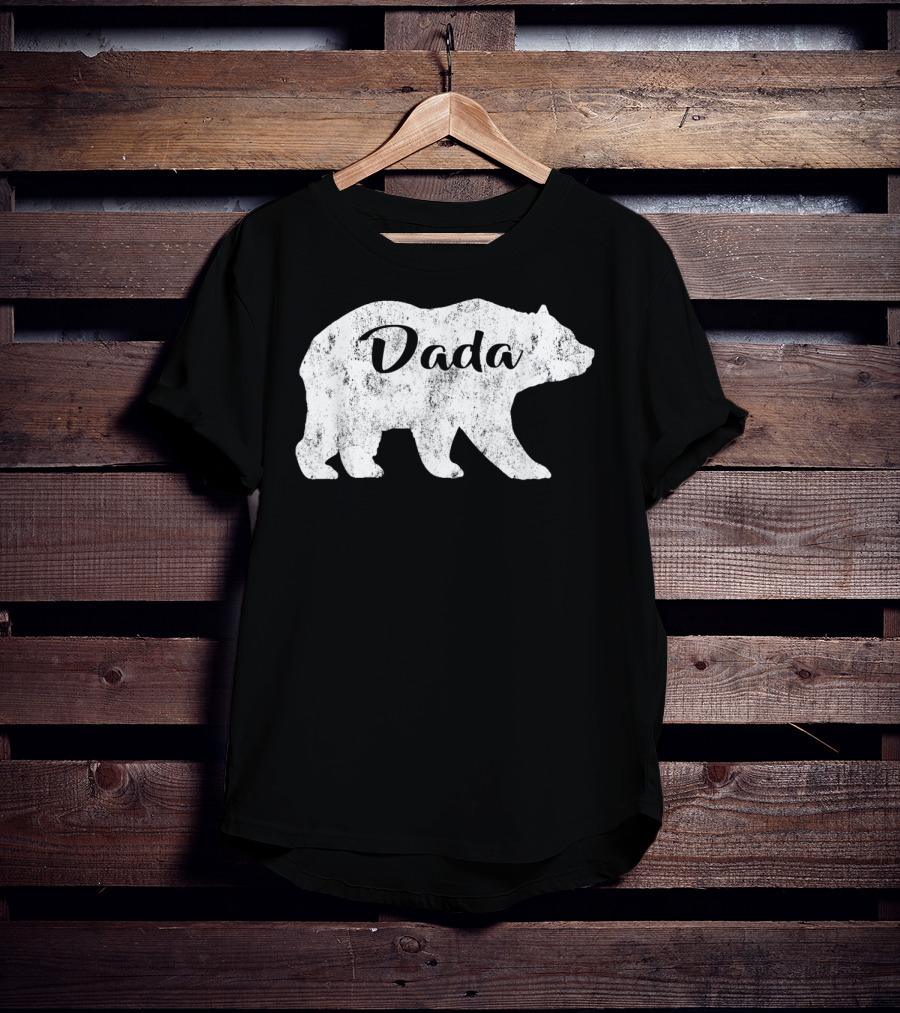 Dada Bear Mens Awesome Camping Gramps T-Shirt