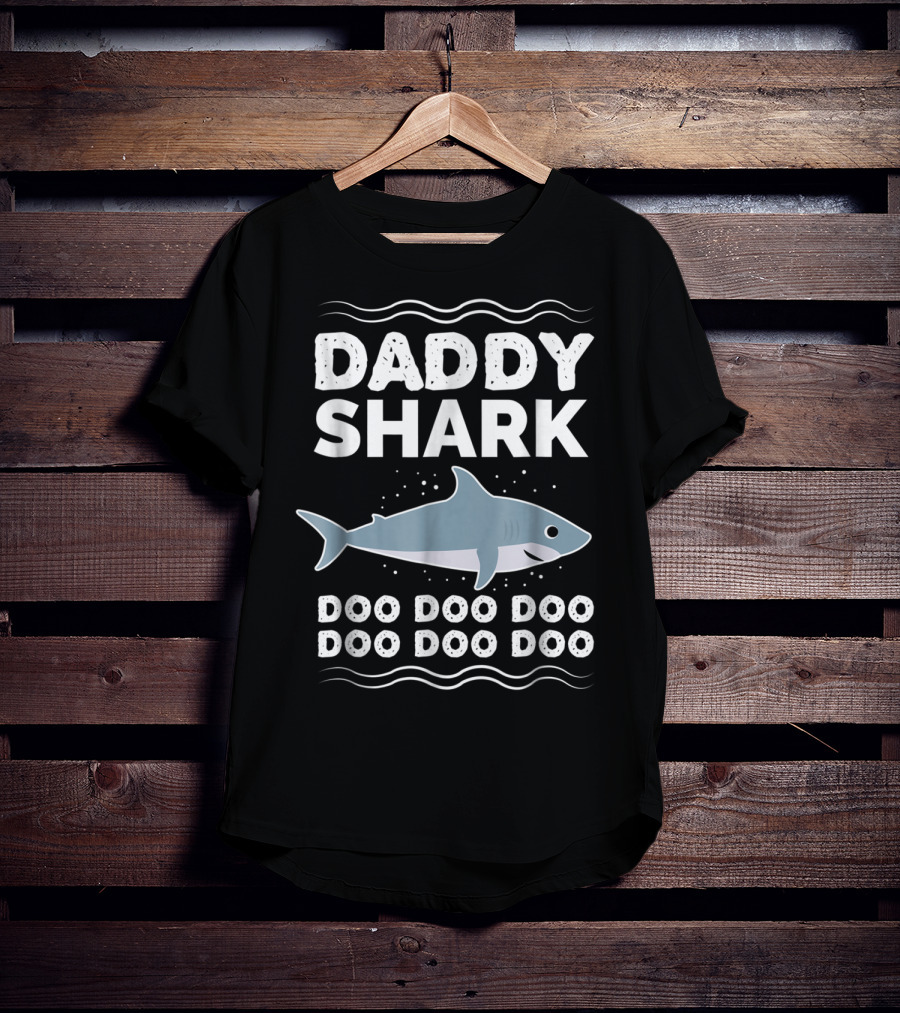 Daddy Shark Doo Doo Doo Mens Matching Fam T-Shirt