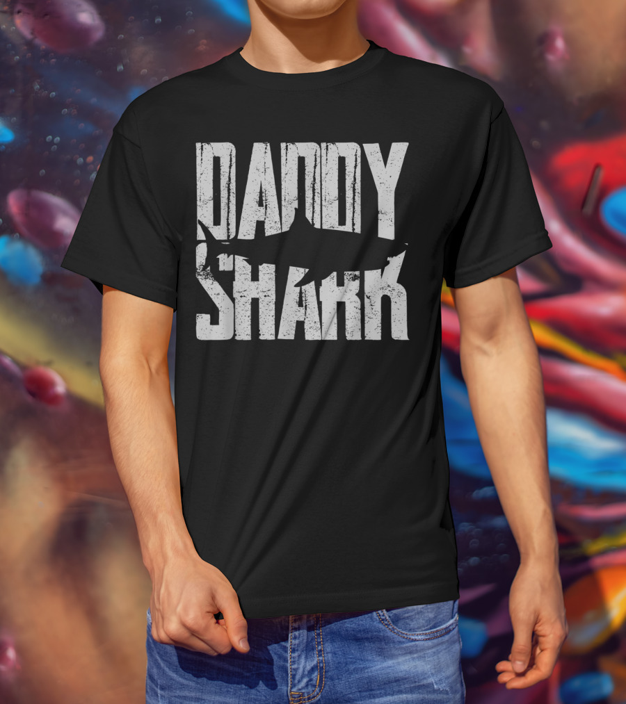 Daddy Shark Doo Doo Mens T-Shirt