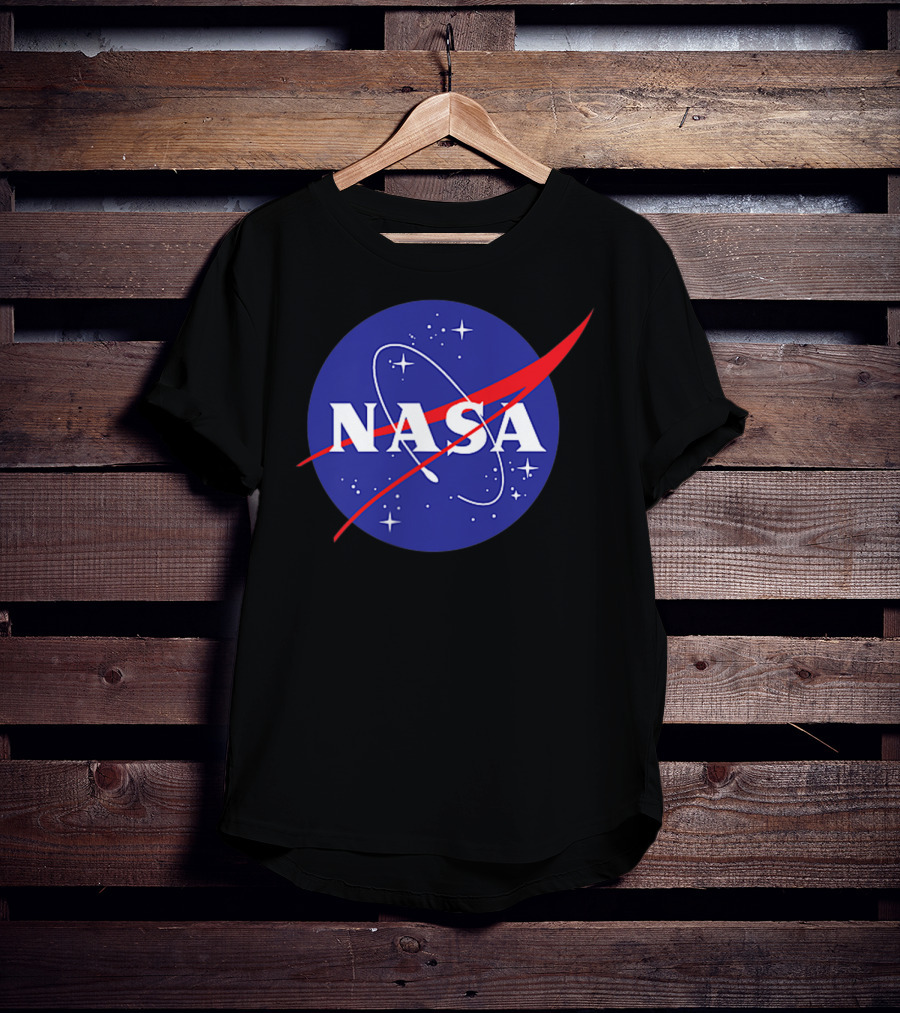 NASA Insignia Meatball Logo Blue And Red T-Shirt