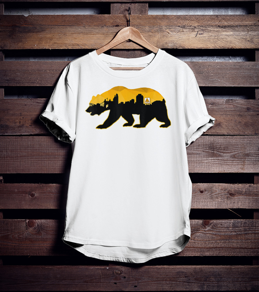 New England Bear Skyline Fear Beware Of Boston T-Shirt