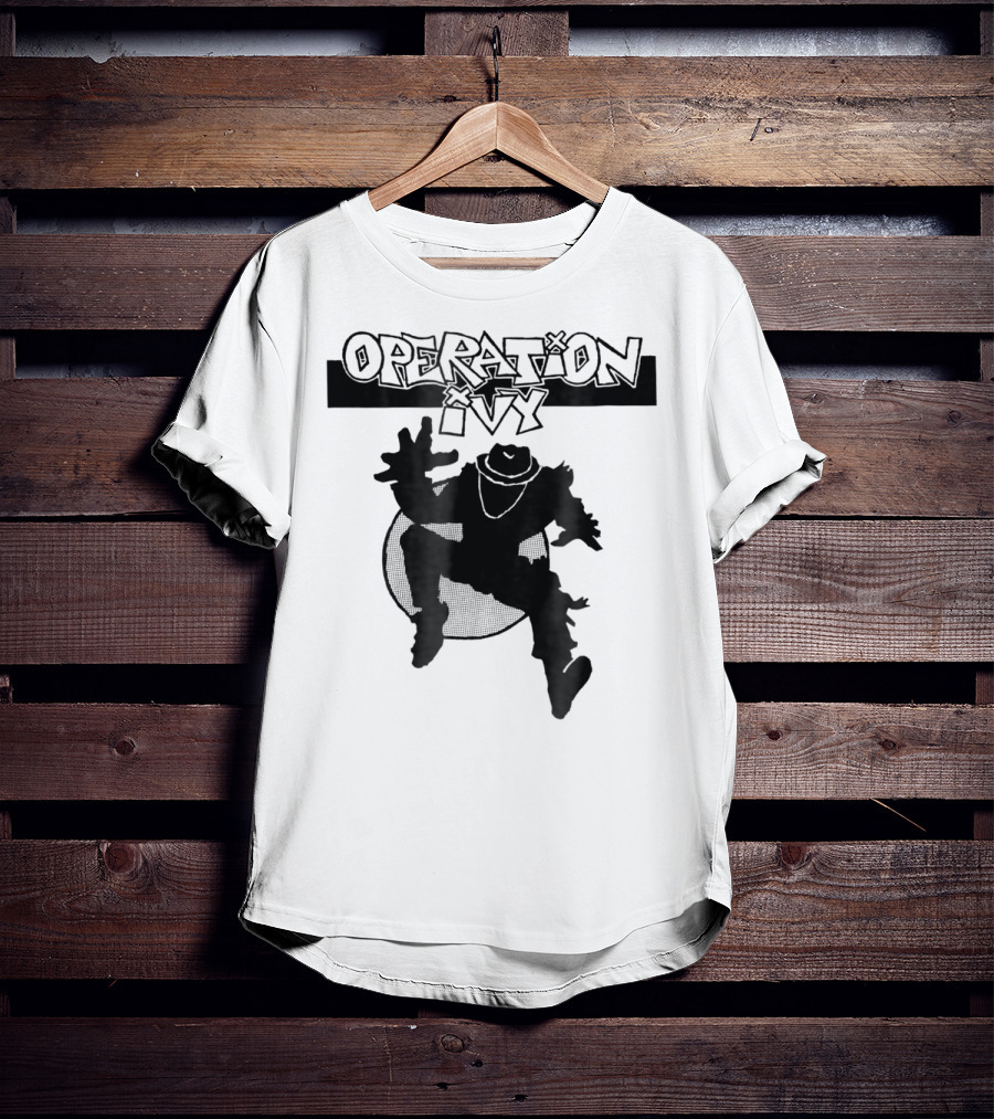Operation Ivy Ska Man Logo Merch T-Shirt