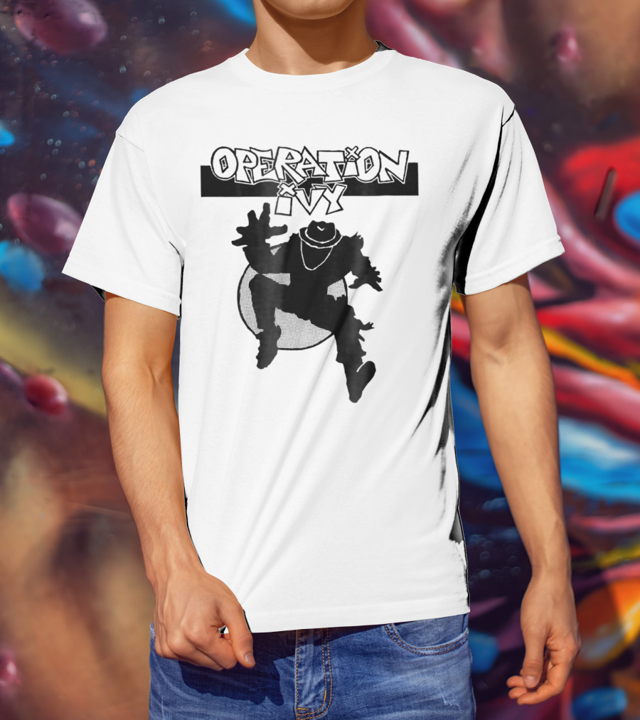 Operation Ivy Ska Man Logo Merch T-Shirt