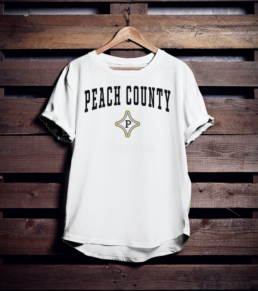 Peach County Trojans P Emblem T-Shirt