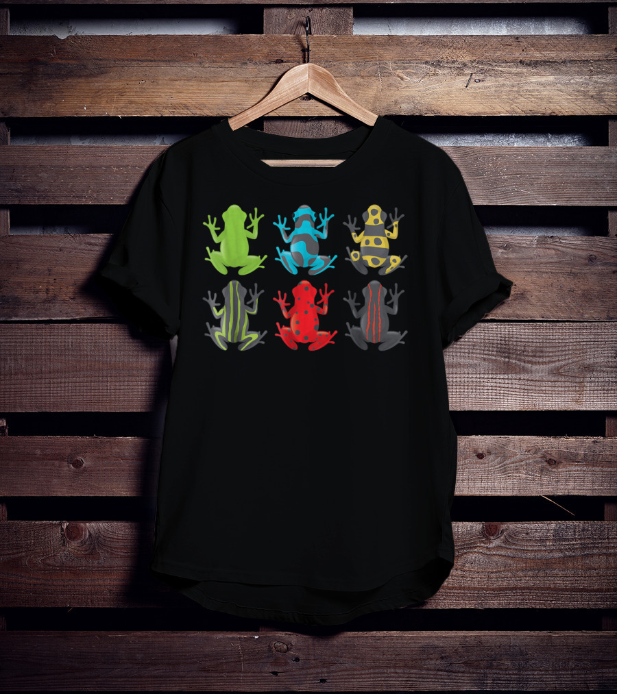 Poison Dart Frog Colorful T-Shirt