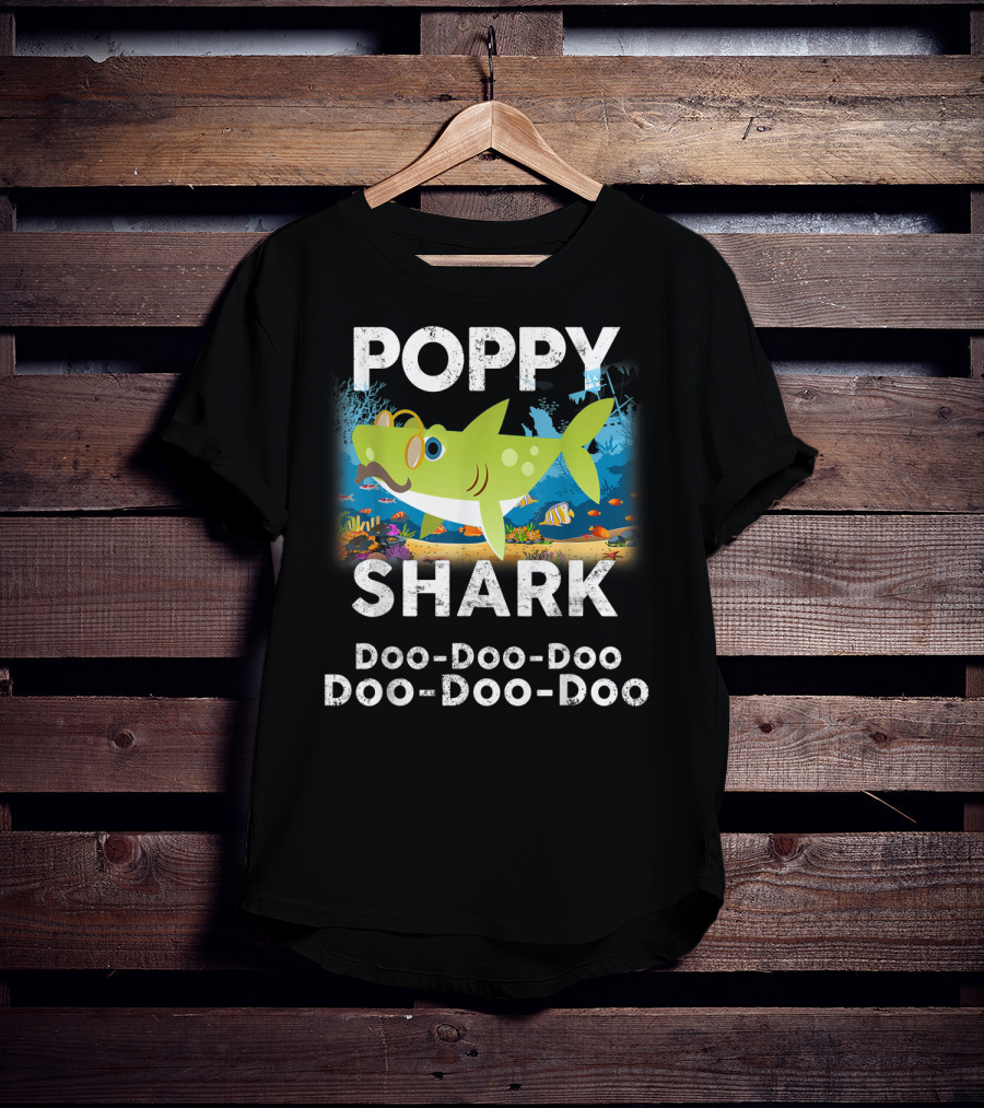 Poppy Shark Doo Doo Doo Underwater Adventure T-Shirt
