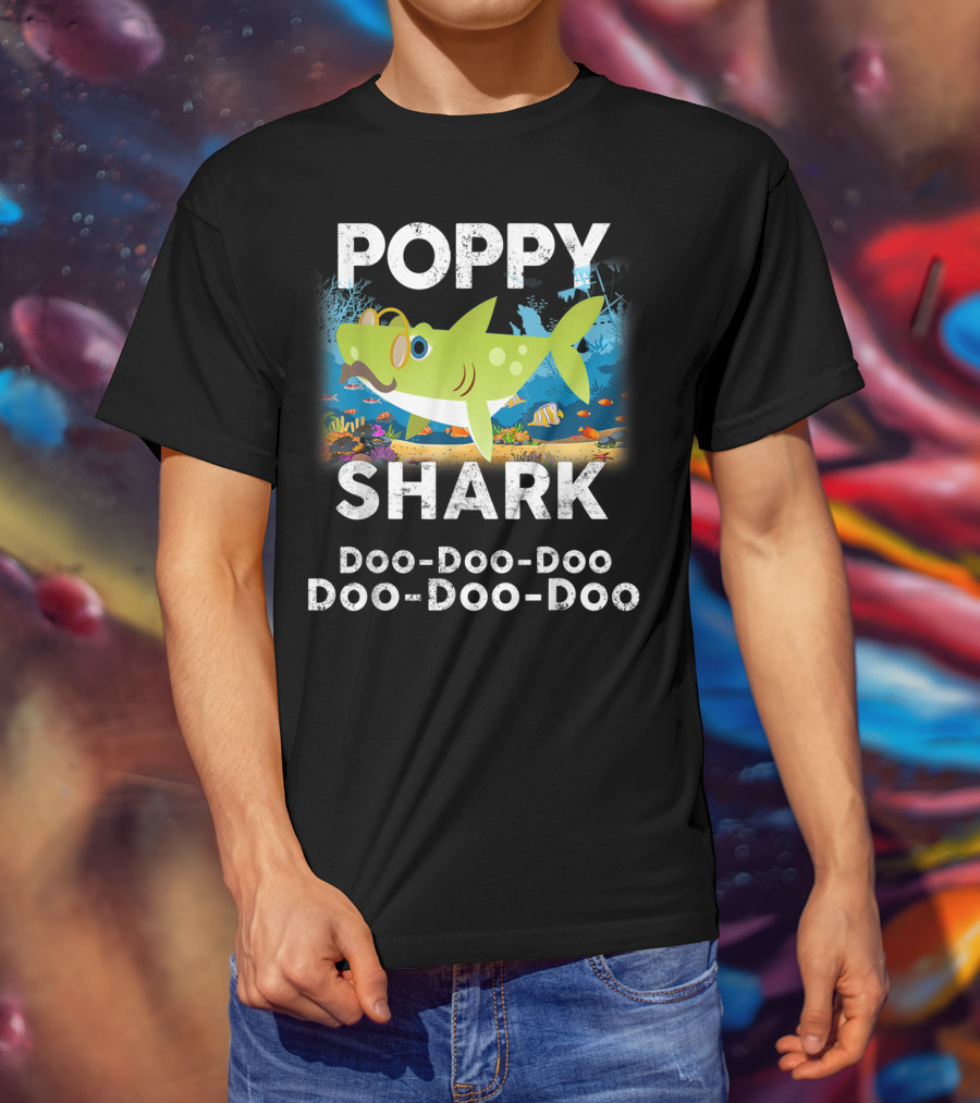 Poppy Shark Doo Doo Doo Underwater Adventure T-Shirt