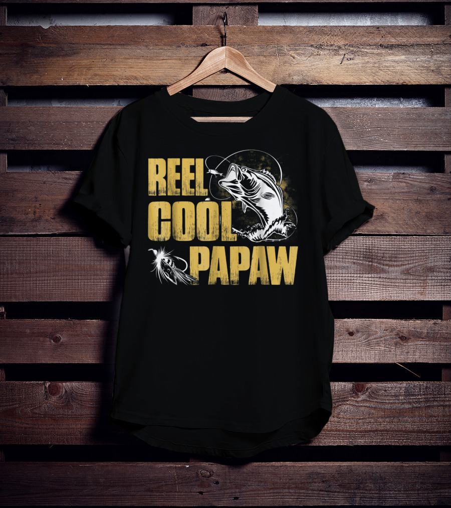 Reel Cool Papaw Fishing Bass Jumping Lure T-Shirt