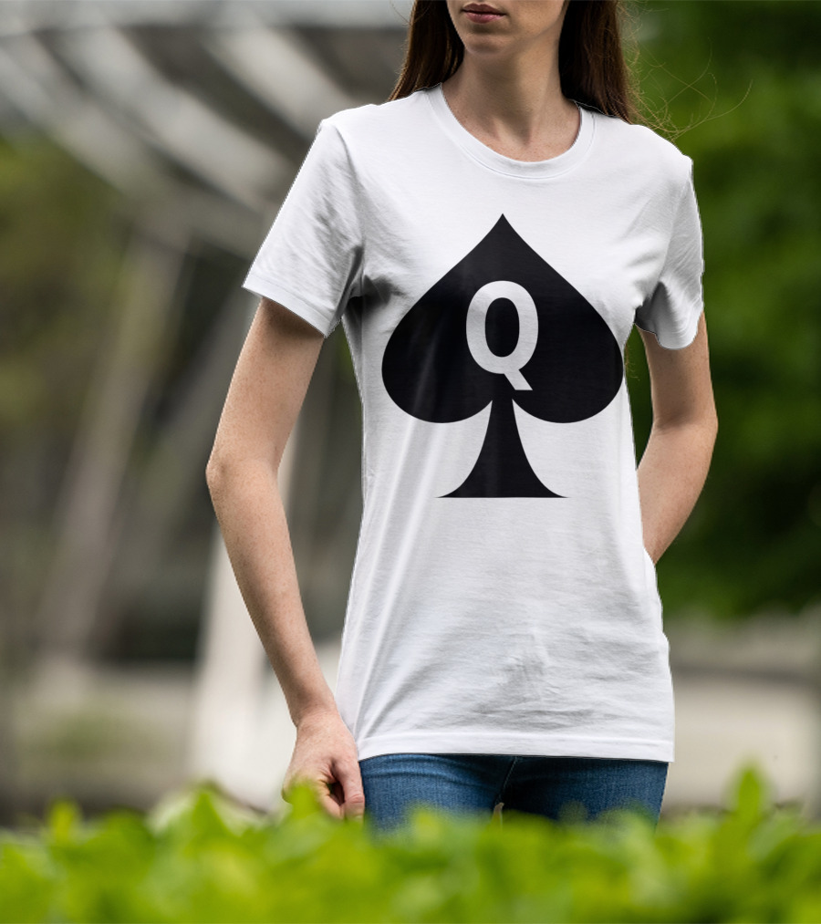 Queen Of Spades Q Symbol Hotwife Clothing T-Shirt