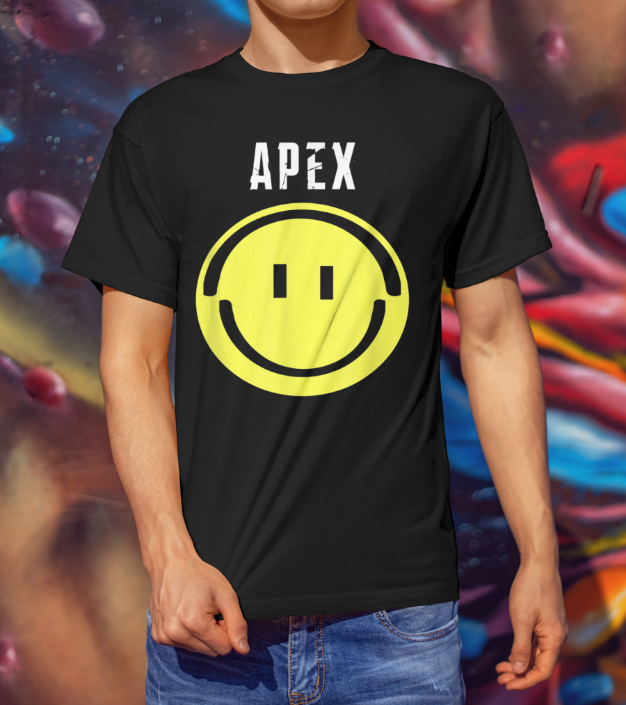 APEX Happy Pathfinder Game Smiley Face T-Shirt