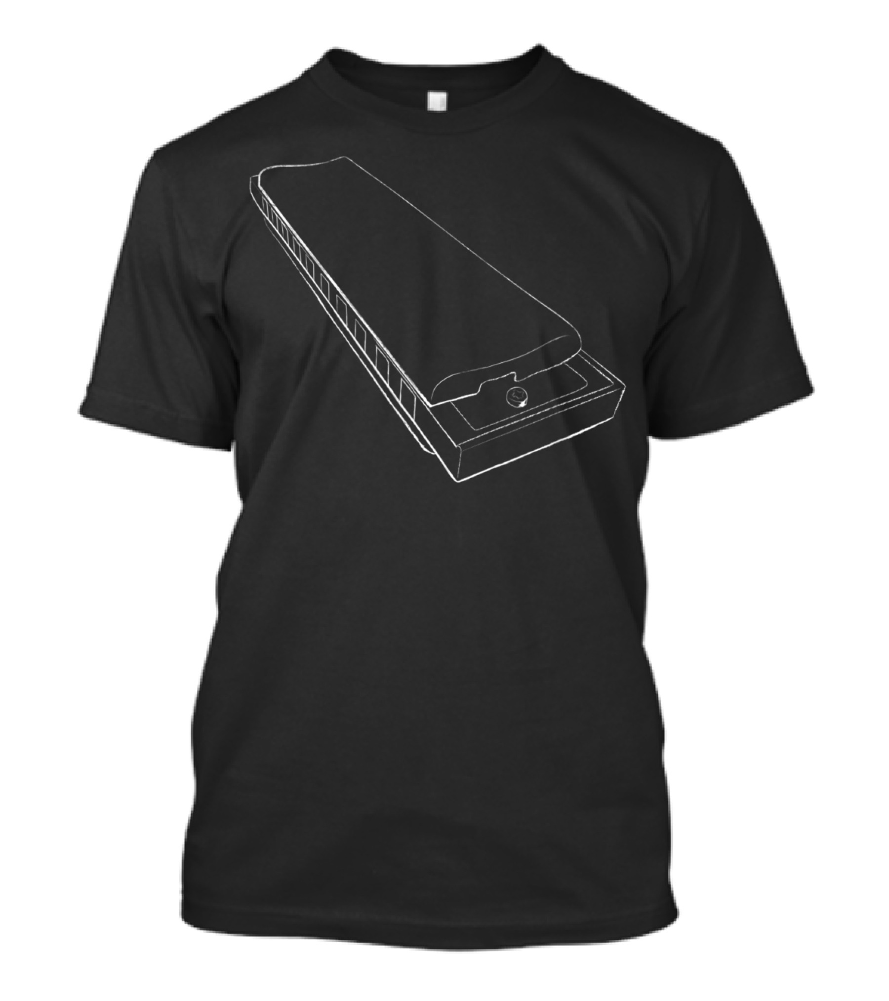 Harmonica Wind Instrument Music T-Shirt