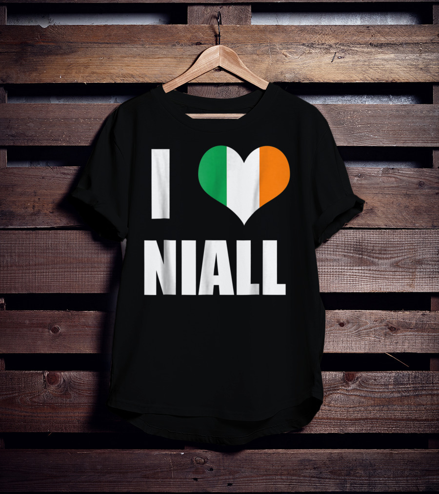I Heart Niall With Ireland Flag Colors T-Shirt