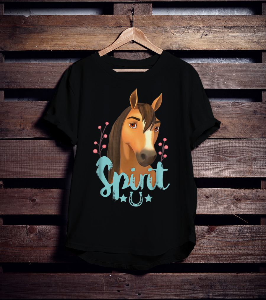 Kids DreamWorks Spirit Riding Free Spirit Horse Character T-Shirt