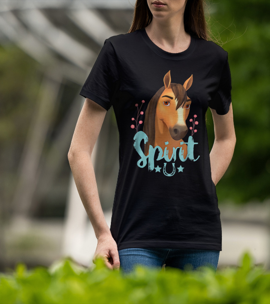 Kids DreamWorks Spirit Riding Free Spirit Horse Character T-Shirt