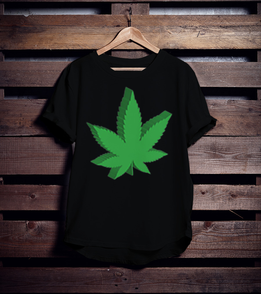 Marijuana Leaf 3D Green T-Shirt
