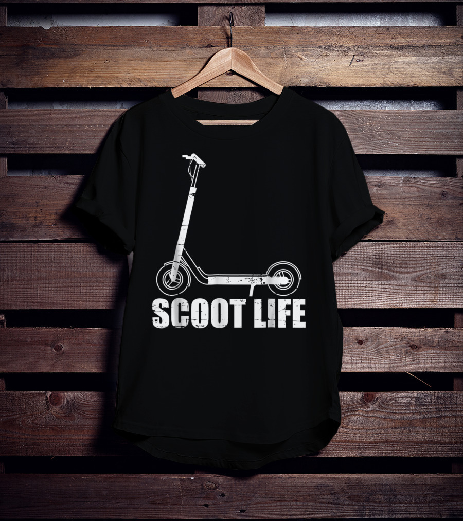 Scoot Life Kick Scooter Riders Mens T-Shirt
