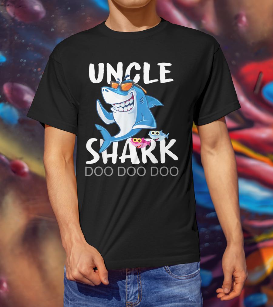 UNCLE SHARK DOO DOO DOO From Wife T-Shirt