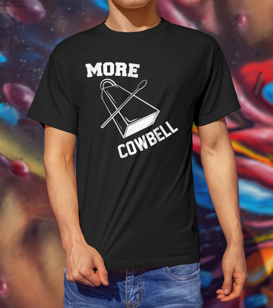 More Cowbell Funny Musical Instrument Spoon T-Shirt