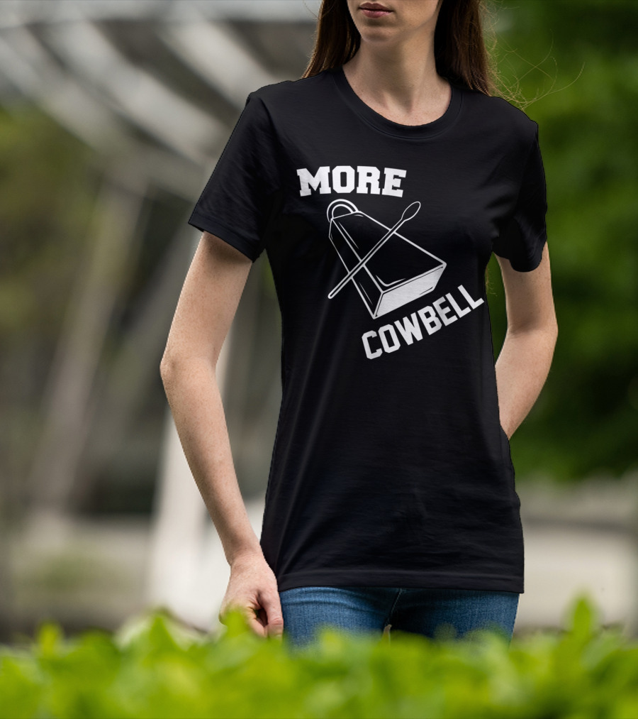 More Cowbell Funny Musical Instrument Spoon T-Shirt