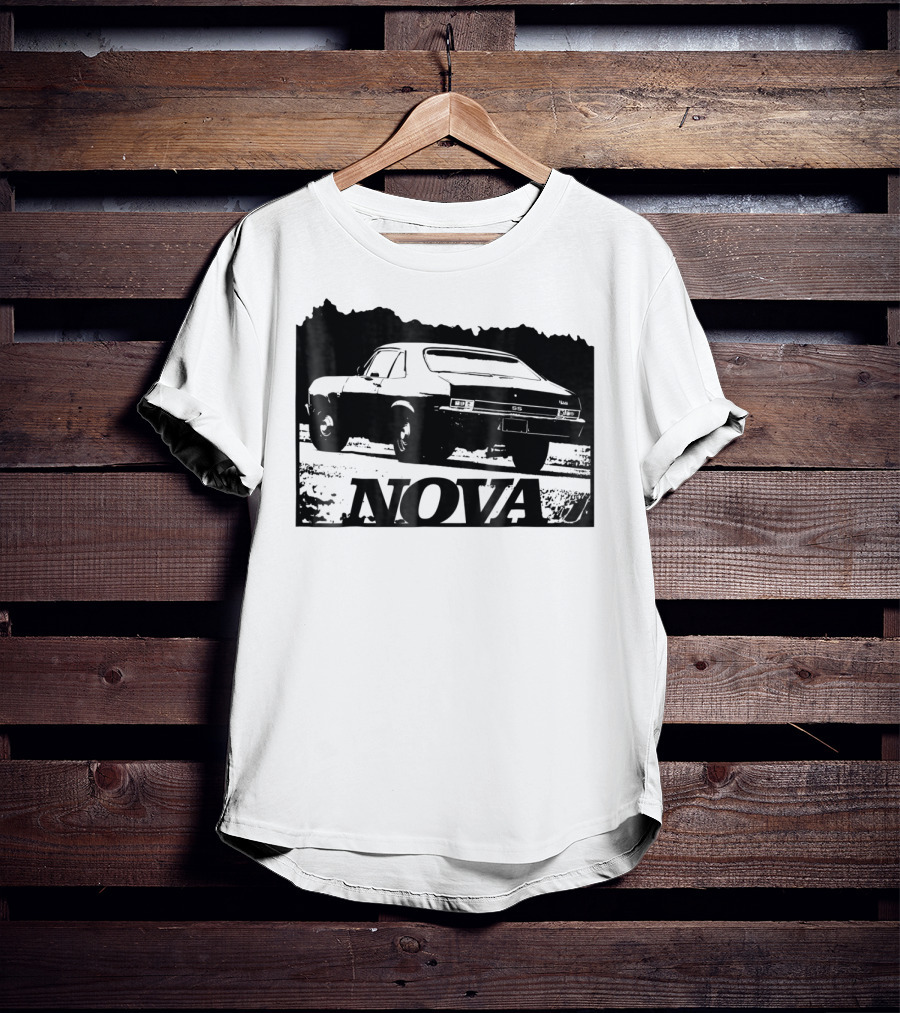 Nova Muscle Car 1968 Show Classic Auto T-Shirt