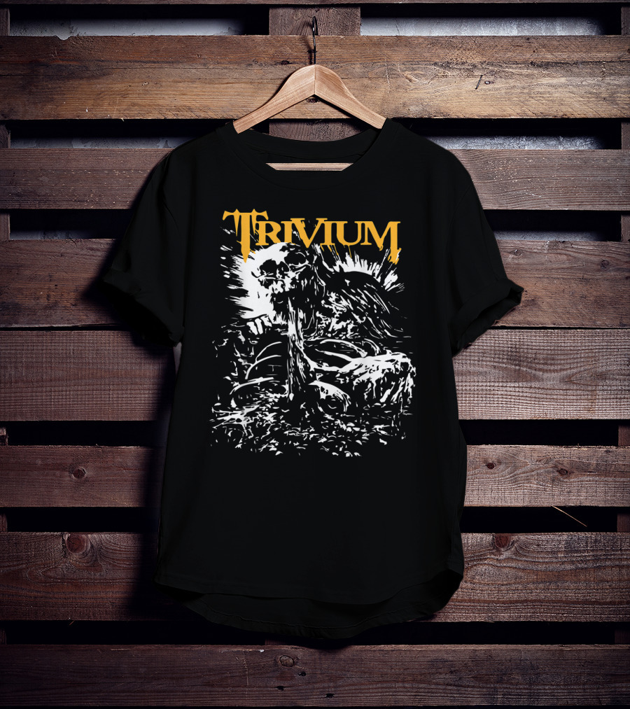 Trivium Heavy Metal Skull T-Shirt