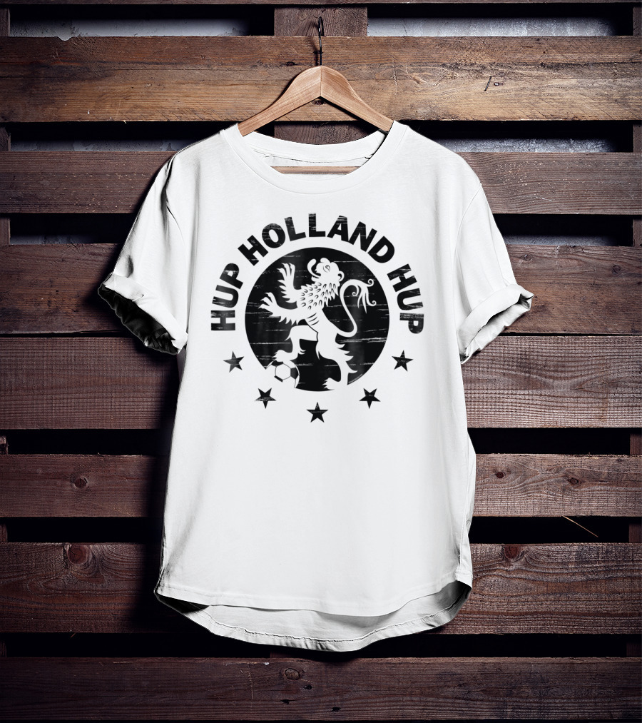 Hup Holland Hup Dutch Soccer Lion Oranje Nederland Voe T-Shirt