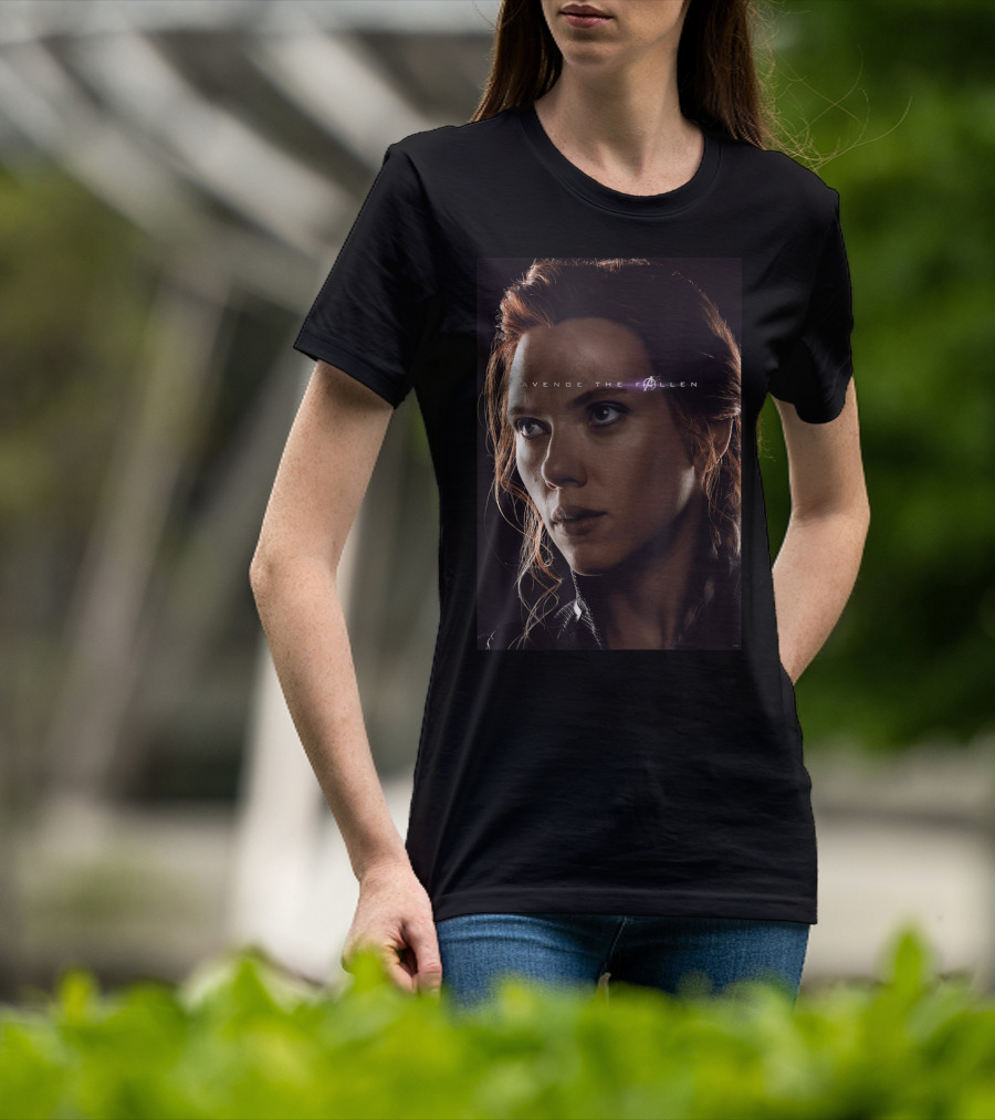Marvel Avengers Endgame Avenge The Fallen Black Widow T-Shirt