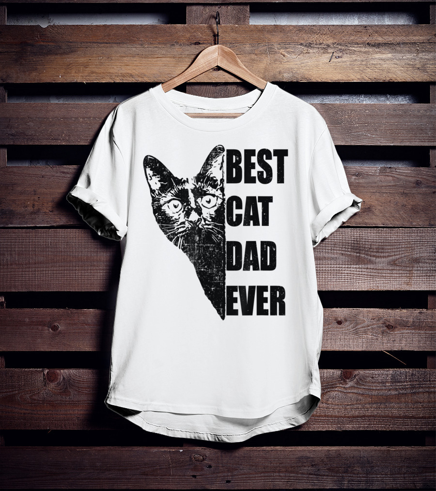 Best Cat Dad Ever T-Shirt