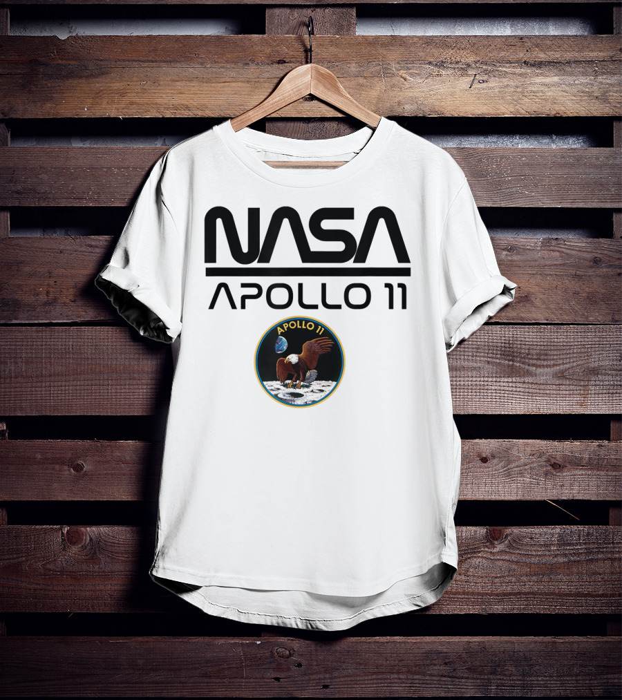 NASA Apollo 11 Moon Landing Mission Patch T-Shirt