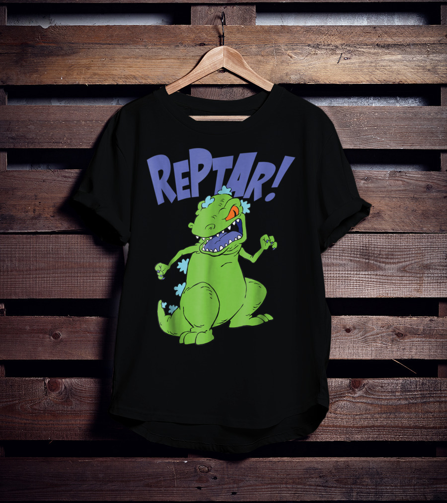Reptar Rugrats Nickelodeon Animated Dinosaur Character T-Shirt