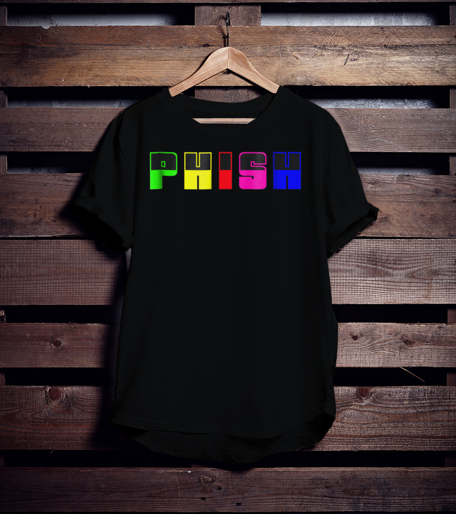 Nite Lite PHISH Neon Color Blocks T-Shirt