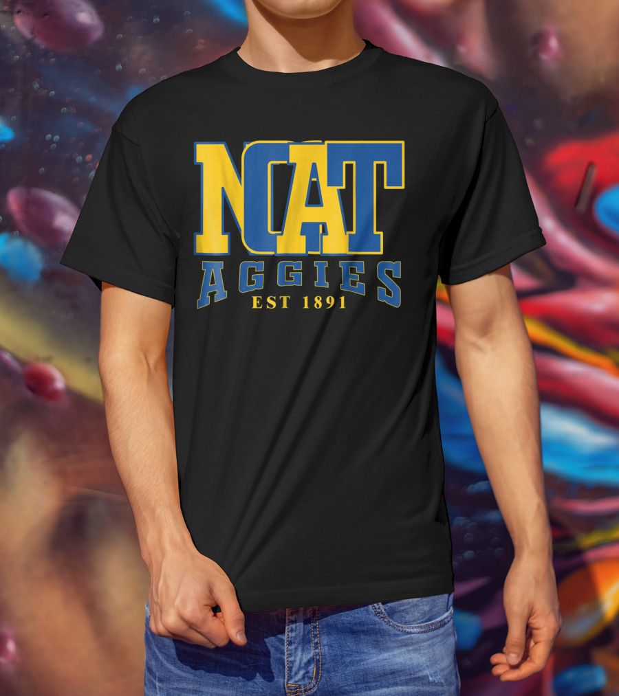 NCAT Aggies EST 1891 North Carolina A&T State University HBCU T-Shirt