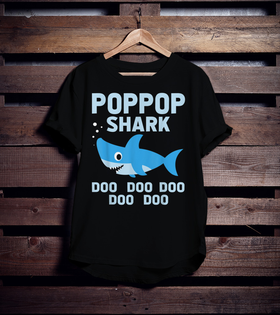 Popgop Shark Doo Doo Doo Doo Doo T-Shirt