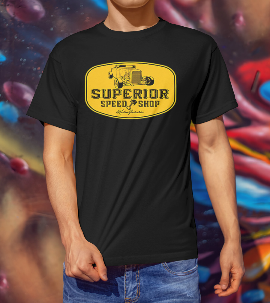 Superior Speed Shop Kustom Industries Retro Hot Rod T-Shirt
